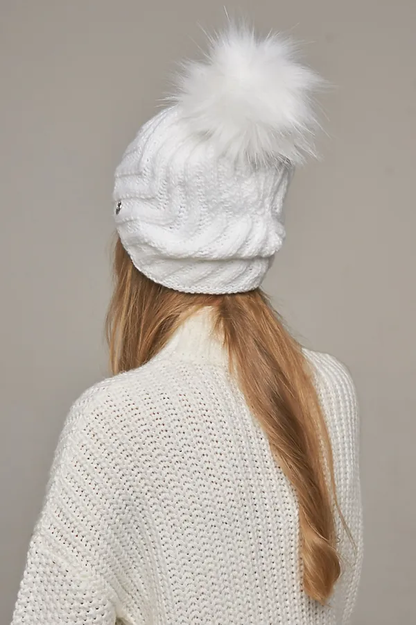 Шапка VAY, белый - фото 2