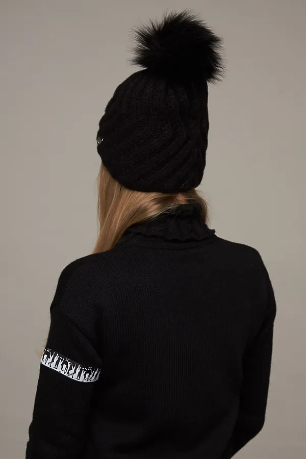 Шапка VAY, черный - фото 2