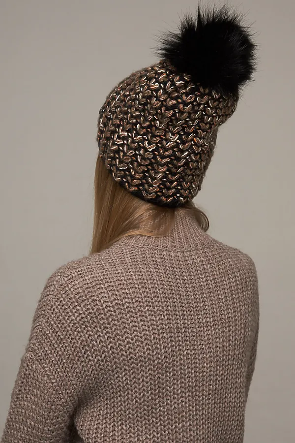 Шапка VAY, черный - фото 2