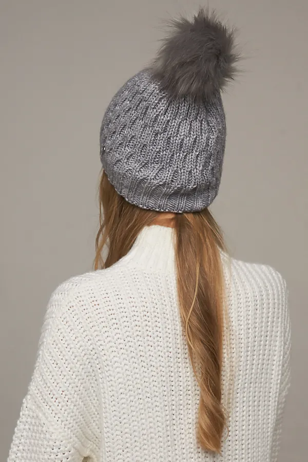 Шапка VAY, св.серый - фото 2