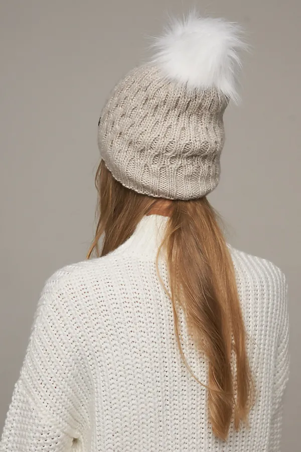 Шапка VAY, св.бежевый - фото 2