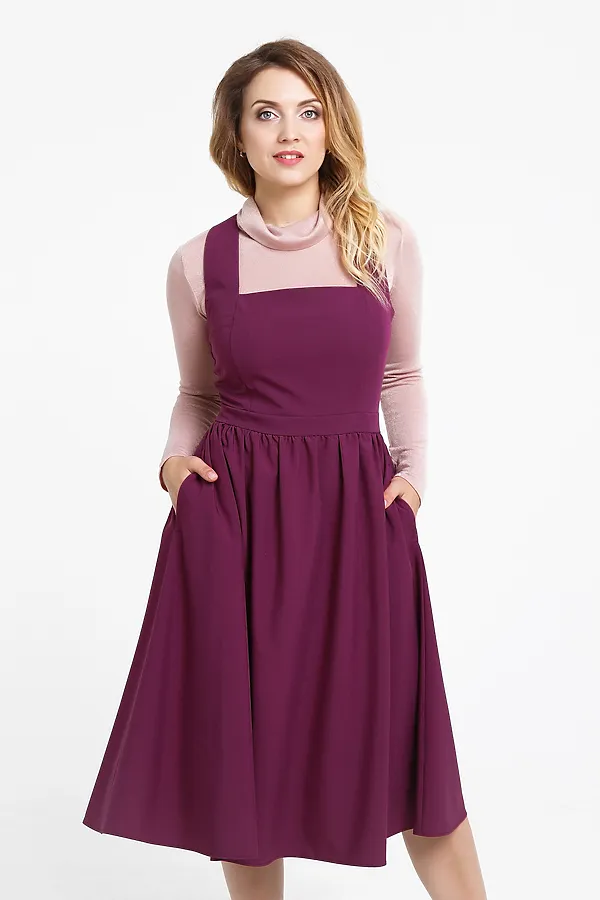 Платье MARIKO, сливовый - фото 2