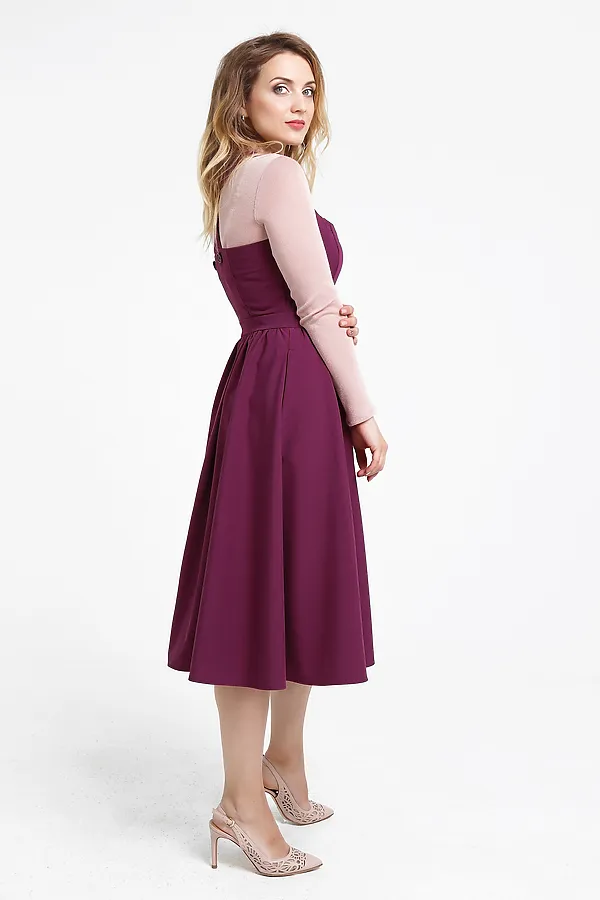 Платье MARIKO, сливовый - фото 2