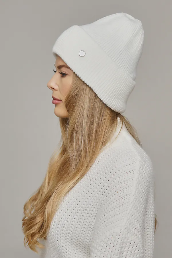 Шапка VAY, молоко - фото 2