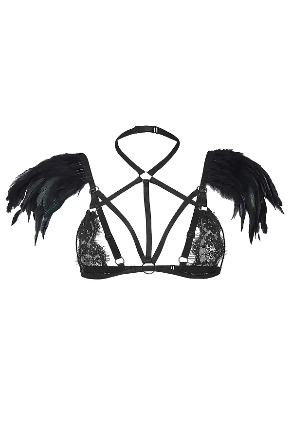 Портупея "Захаро" LE CABARET, черный, серебристый - фото 2