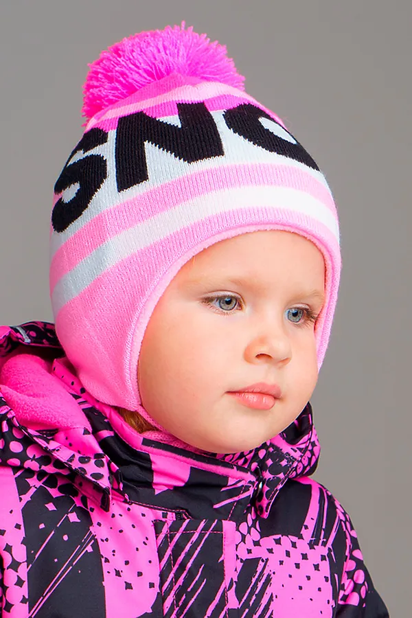 Шапка PLAYTODAY, фуксия - фото 2