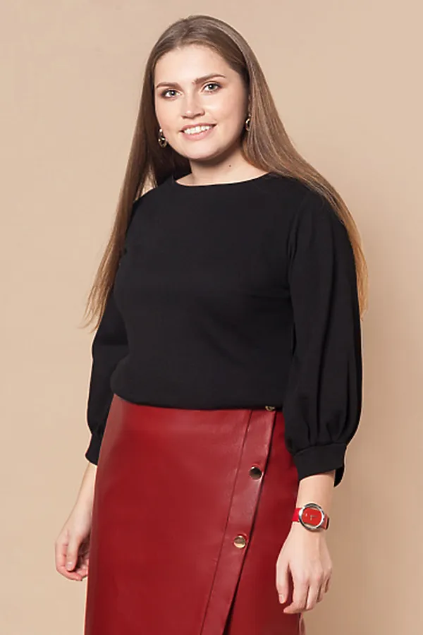 Джемпер VILATTE, черный - фото 2