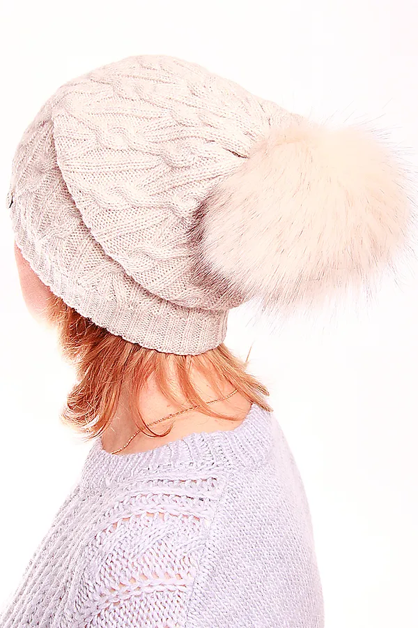 Шапка VAY, св.бежевый - фото 2