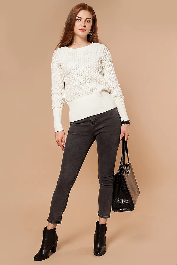 Джемпер VILATTE, белый - фото 2