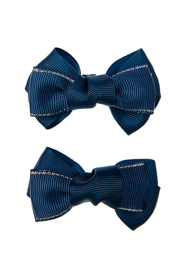 Заколка для волос 2 шт. + Ободок PLAYTODAY, темно-синий - фото 2