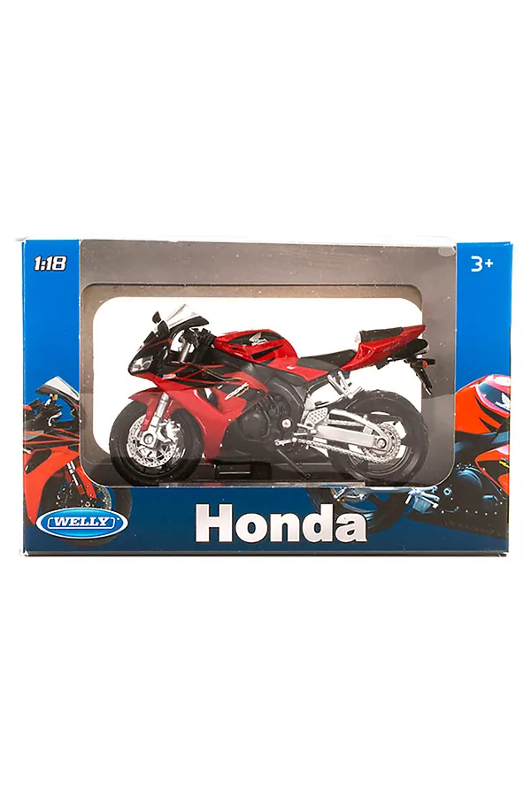Игрушка модель мотоцикла 1:18 Honda CBR1000RR WELLY, мультиколор - фото 2