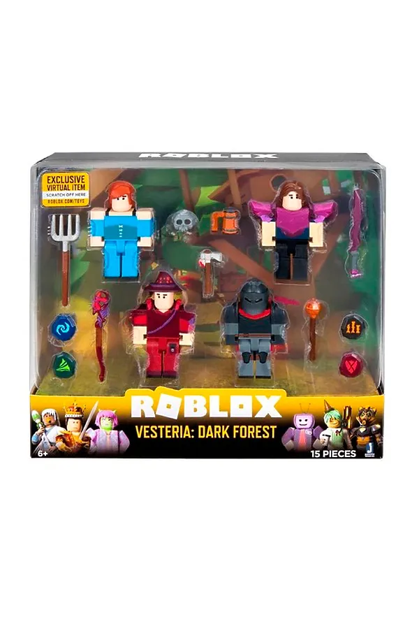 Игрушка Roblox - фигурки героев Vesteria: Dark Forest 4 шт с аксессуарами Игрушки разных брендов, мультиколор - фото 2