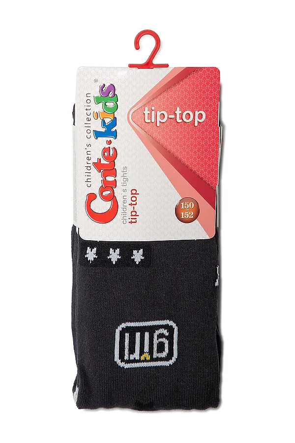 Колготки CONTE KIDS, графит - фото 2