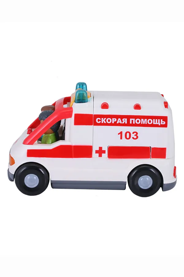 Машина Скорая помощь Игрушки разных брендов, мультиколор - фото 2