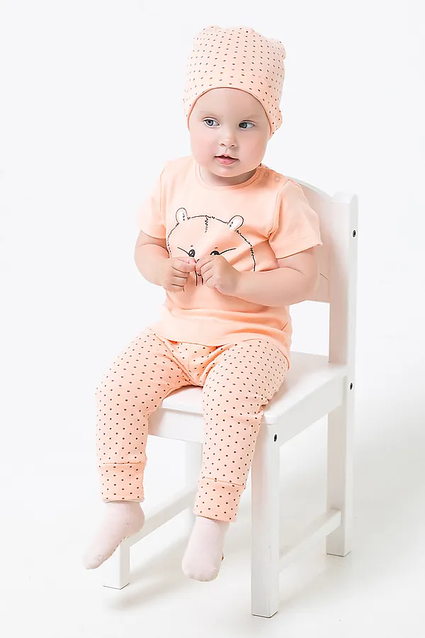 Шапка CROCKID SALE, персиковый - фото 2