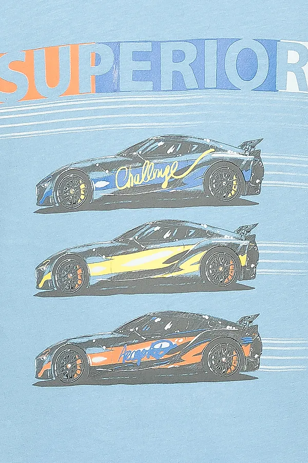 Пижама(Лонгслив+Брюки) PELICAN, голубой - фото 2