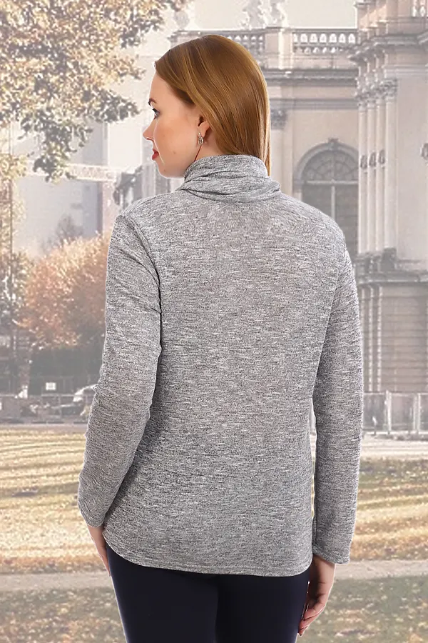 Джемпер Броваллия НАТАЛИ, серый меланж - фото 2