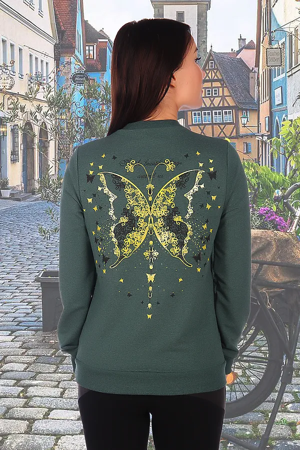 Свитшот Паладжио НАТАЛИ, изумруд - фото 2