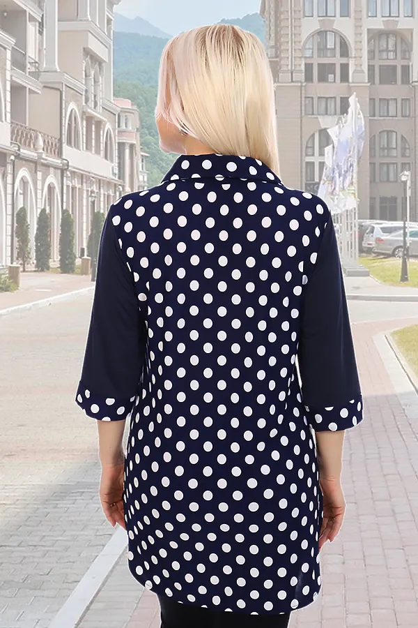Туника Элеонора НАТАЛИ, горох - фото 2