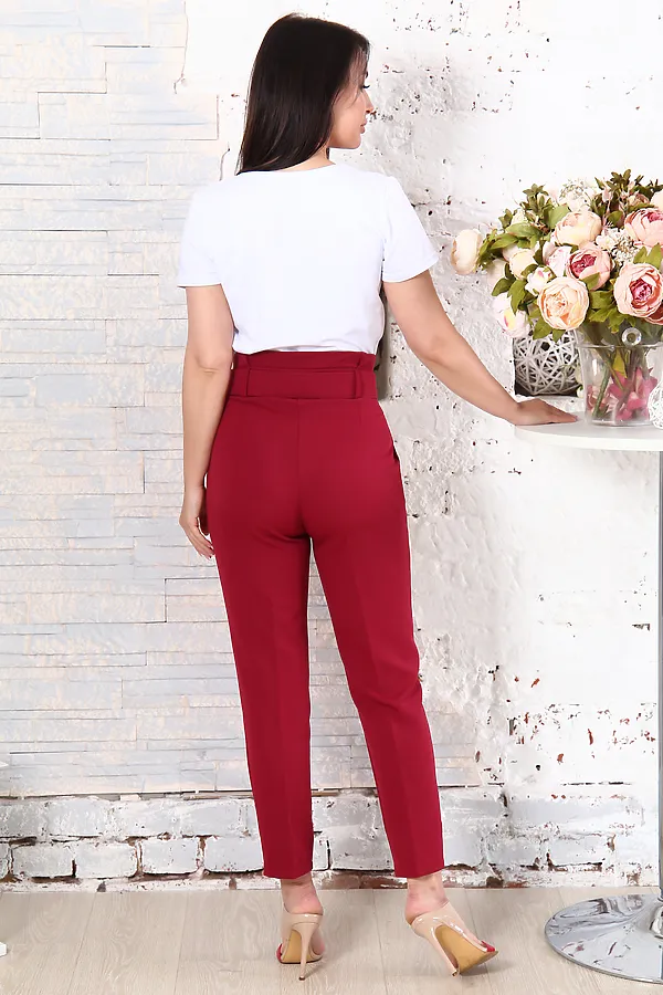 Брюки 3448 НАТАЛИ, бордовый - фото 2