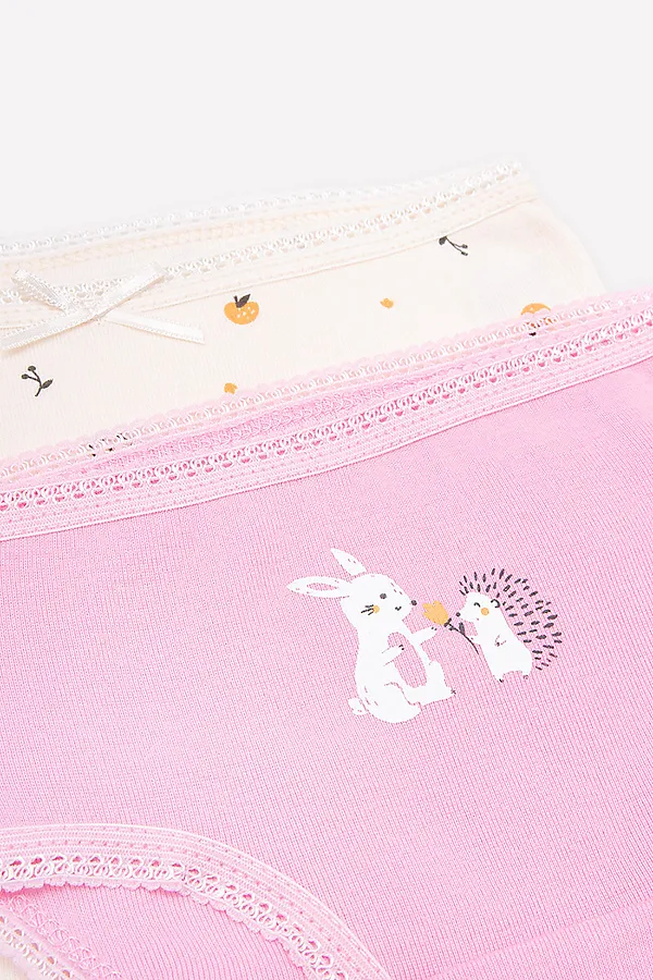 Трусы 3 шт. CROCKID, розовый - фото 2