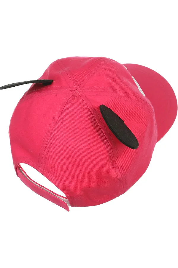 Бейсболка PLAYTODAY, фуксия,черный - фото 2