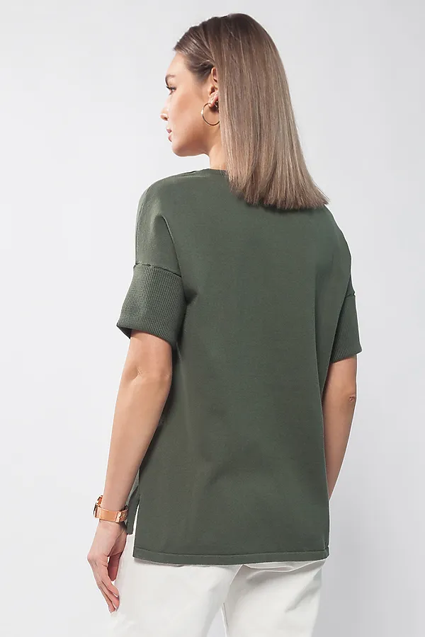 Джемпер VILATTE, оливковый - фото 2