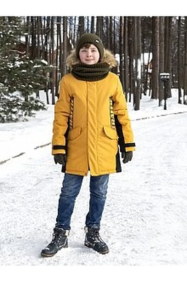 Куртка 4з3321 горчичный NIKASTYLE, горчичный - фото 2