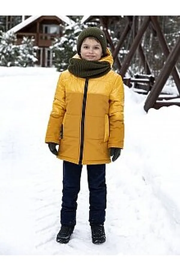 Куртка 4з3521 горчичный NIKASTYLE, горчичный - фото 2
