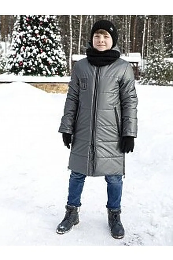 Пальто 6з2921 графитовый NIKASTYLE, графитовый - фото 2