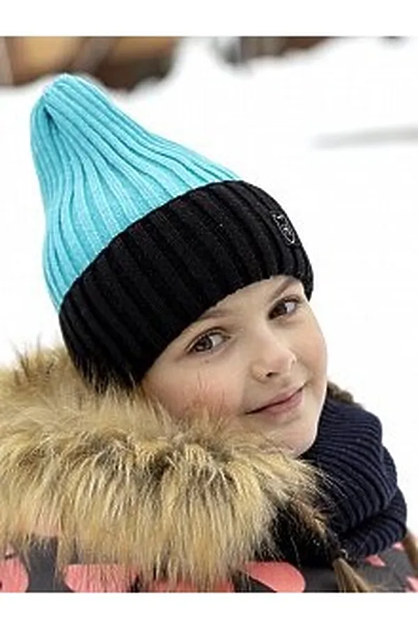 Шапка 11з15021 бирюзовый NIKASTYLE, бирюзовый - фото 2