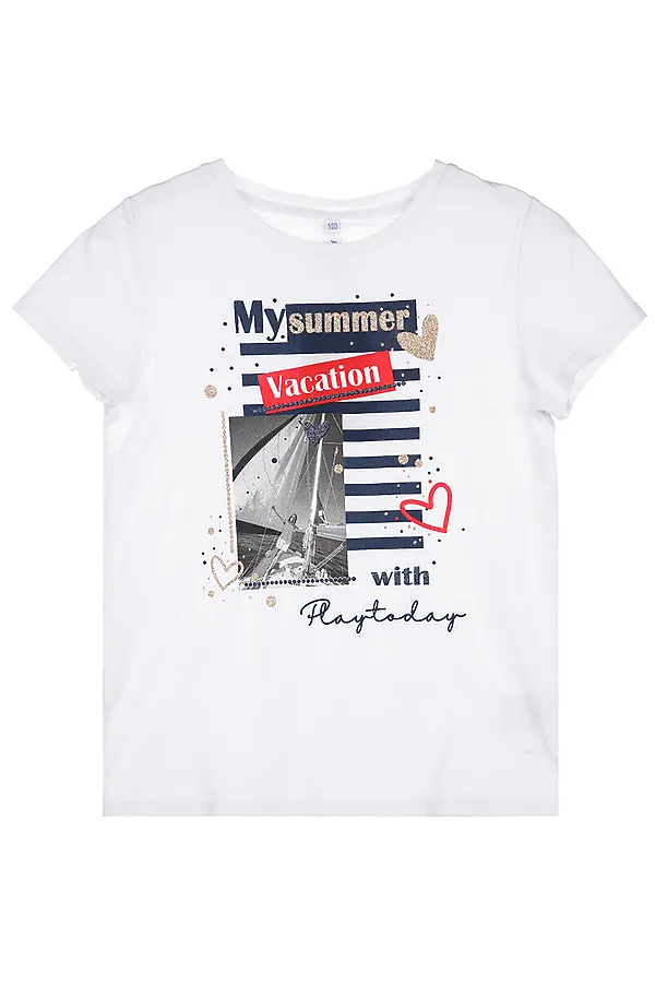 Футболка PLAYTODAY, белый - фото 2