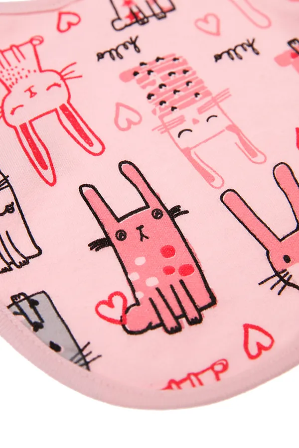 Нагрудник 2 шт. PLAYTODAY, розовый - фото 2