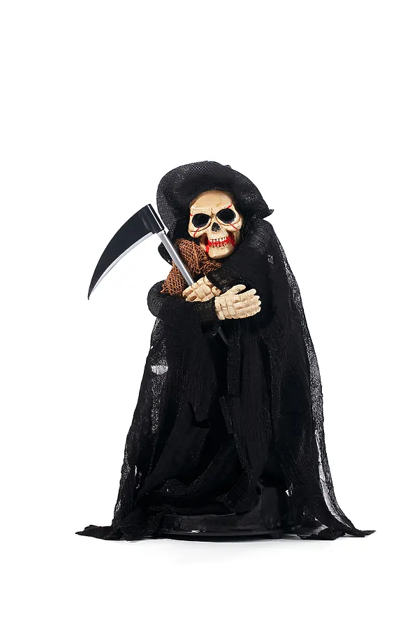 Статуэтка "Смерть с косой" LA MASCARADE, черный, светло-коричневый - фото 2