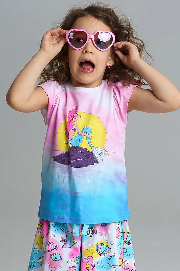 Очки PLAYTODAY, светло-розовый, светло-зелёный - фото 2