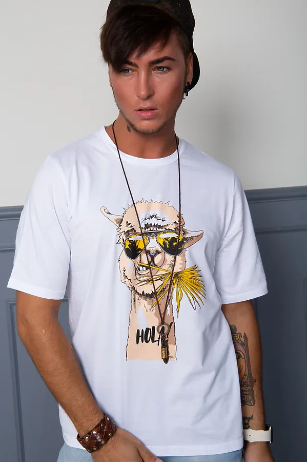 Футболка RAPOSA, белый - фото 2