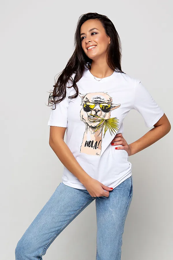 Футболка RAPOSA, белый - фото 2