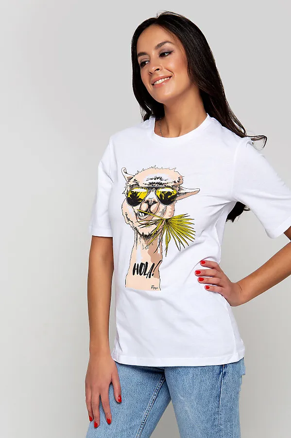 Футболка RAPOSA, белый - фото 2