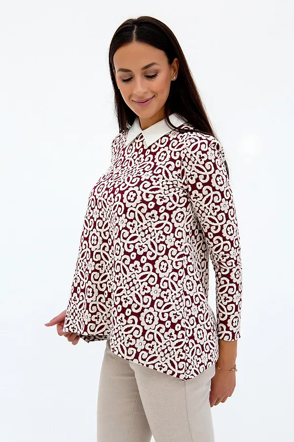 Туника RAPOSA, бордовый - фото 2