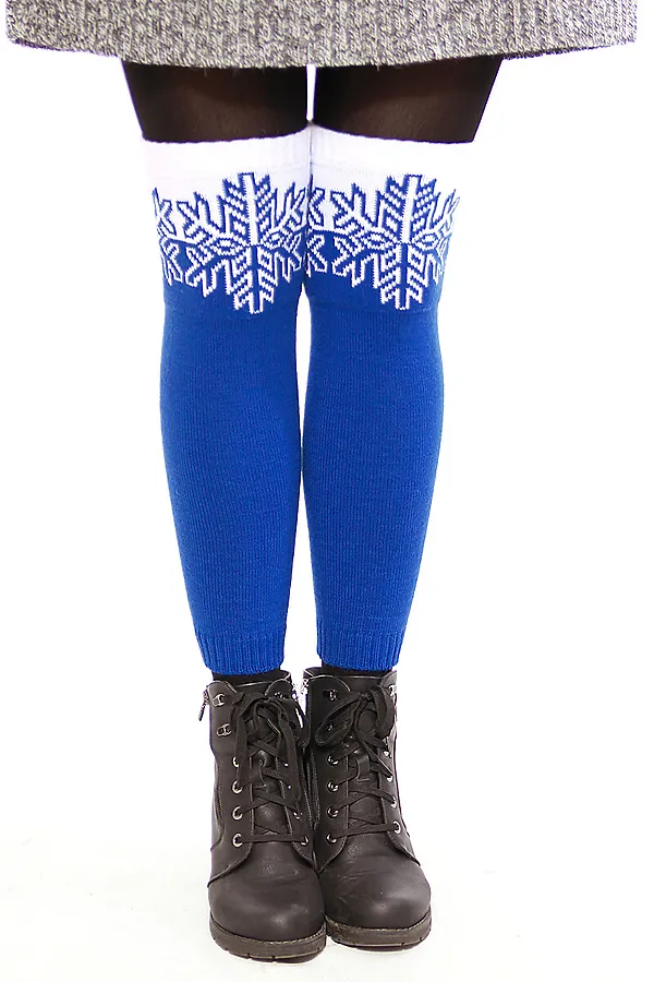 Гетры VAY, электрик/белый - фото 2