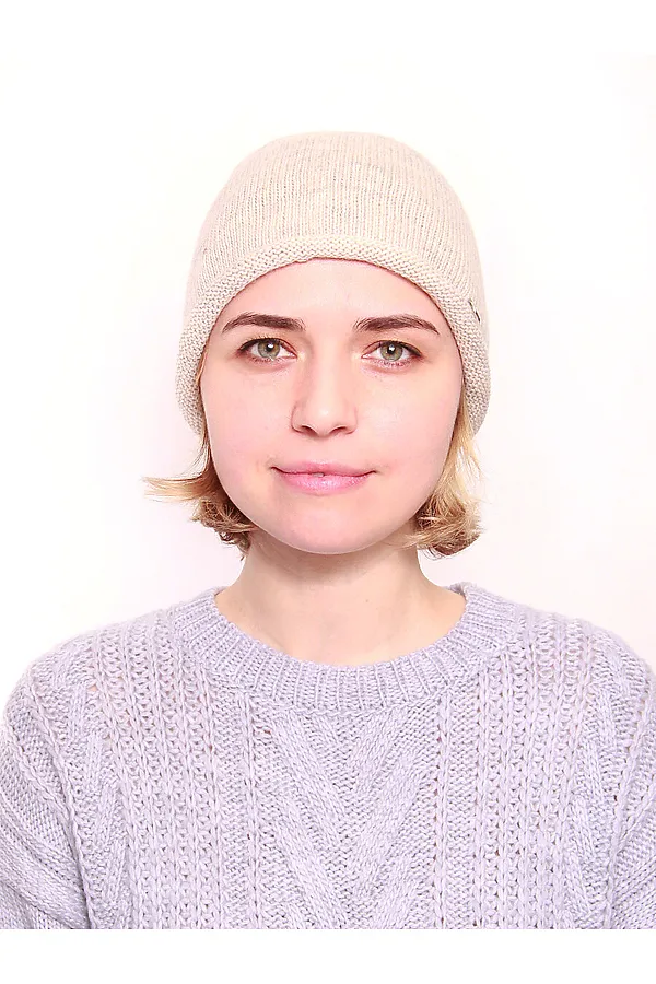 Шапка VAY, св.бежевый - фото 2