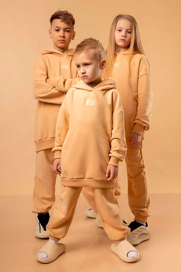 Костюм(Свитшот+Брюки) BODO, бежевый - фото 2