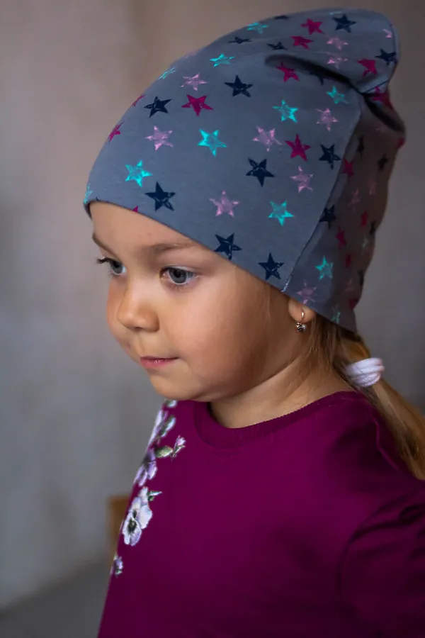 Шапка "Стелла" ДЕТСКИЙ ТРИКОТАЖ 37, набивка - фото 2