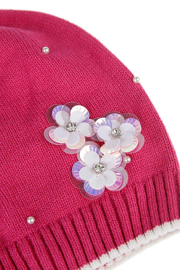 Шапка PLAYTODAY, фуксия - фото 2