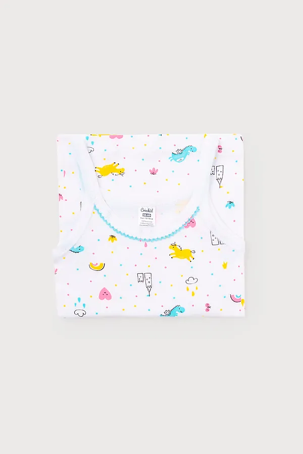 Майка CROCKID, белый - фото 2