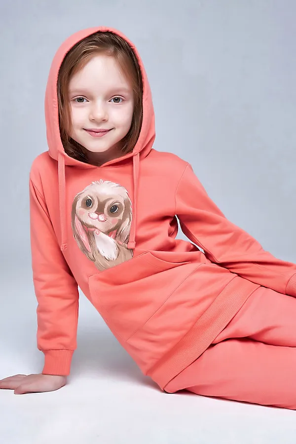 Толстовка KOGANKIDS, персиковый - фото 2