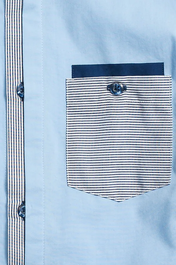 Рубашка PELICAN, голубой - фото 2