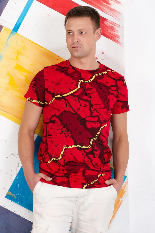 Футболка 11111 НАТАЛИ, красный - фото 2