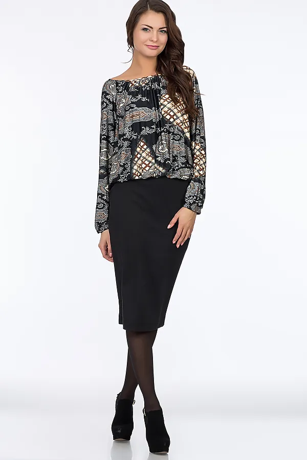 Блуза TUTACHI, черный - фото 2