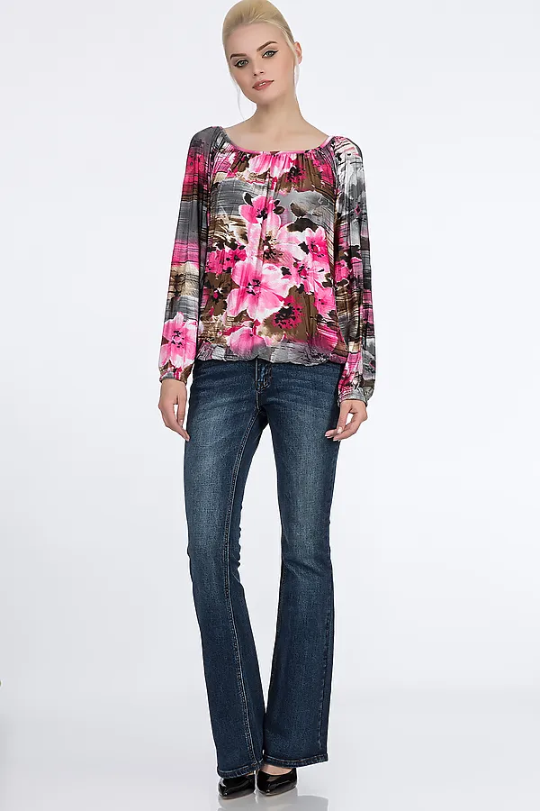 Блуза TUTACHI, цветы - фото 2